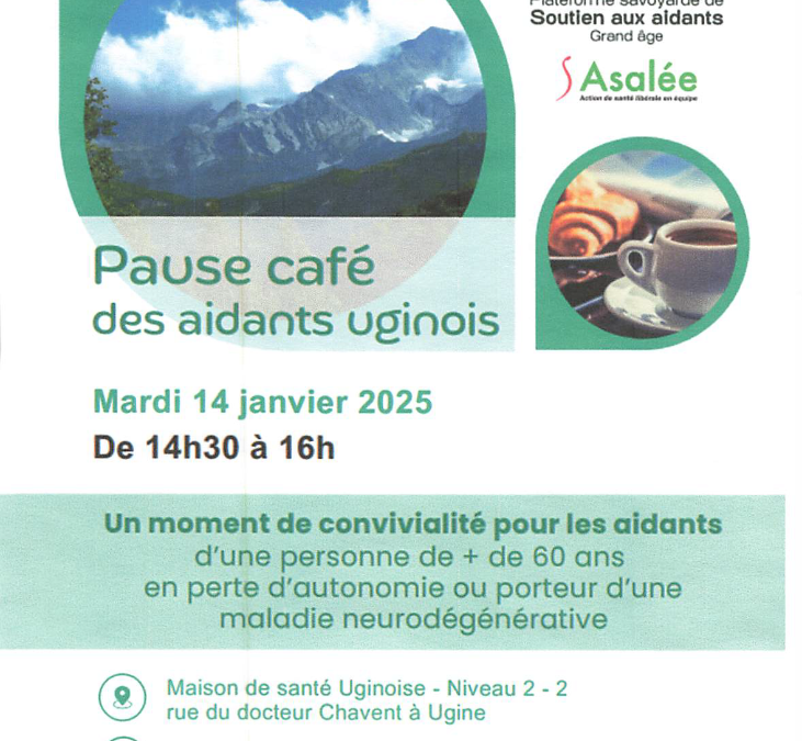 Pause café pour les aidants uginois