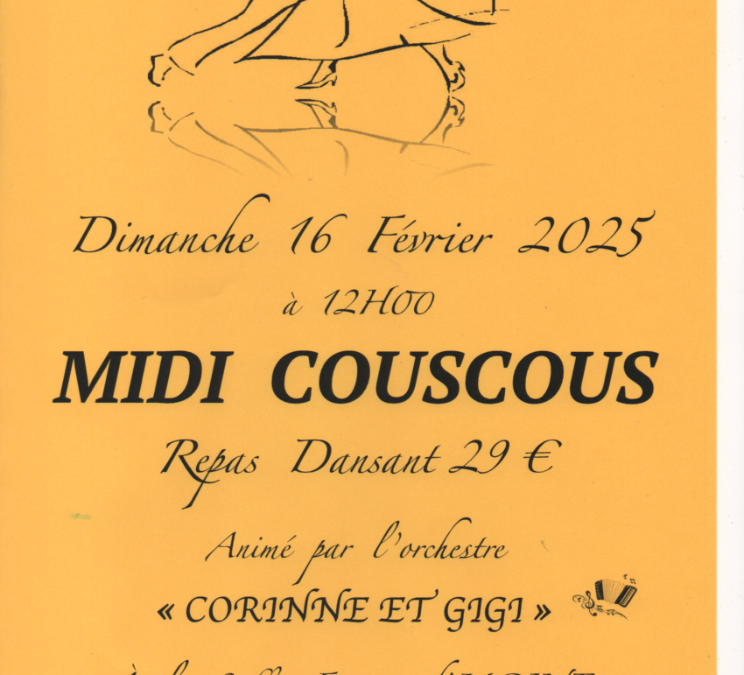 MIDI COUSCOUS des Anciens combattants