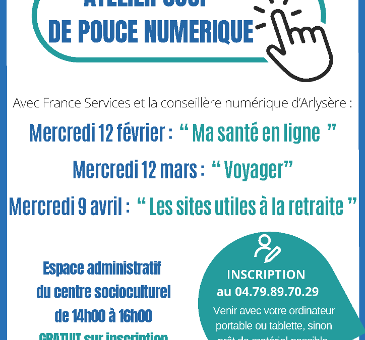 ATELIER COUP DE POUCE NUMERIQUE